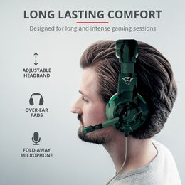 Headset Trust GXT Gaming 310C Radius - Jungle