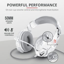 Headset Trust GXT 322W Carus - snow camo