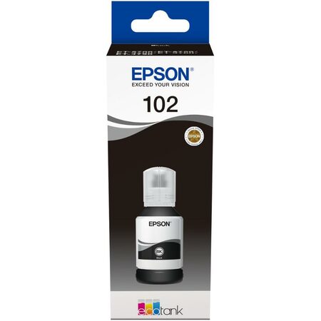 EPSON EcoTank bottle 101, C13T03V14A, černá (black), 127 ml