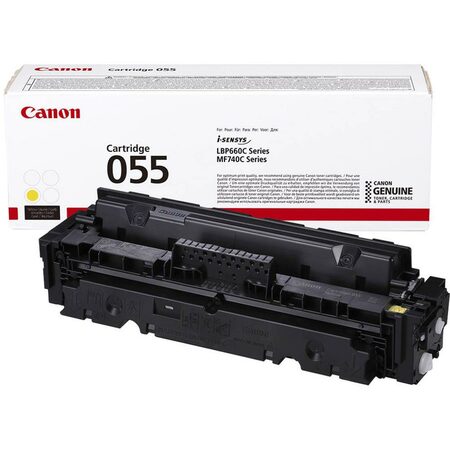 Toner Canon CRG 055, 2100 stran - žlutý