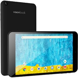 Dotykový tablet UMAX VisionBook 8A Plus UMM2408RA 8'', 16 GB, WF, BT, Android 9.0 Pie - černý