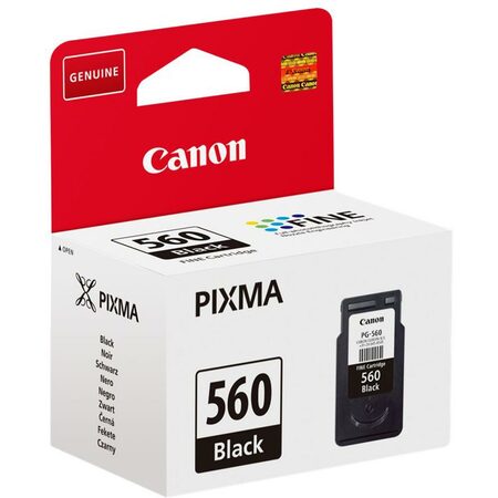 Inkoustová náplň Canon PG-560, 180 stran - černá