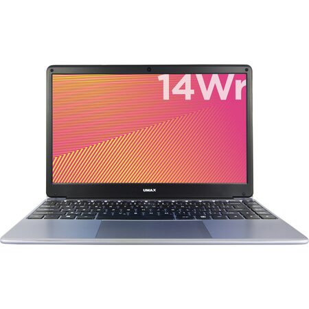 Ntb Umax VisionBook 14Wr UMM230141 Celeron N4020, 4GB, 64GB, 14.1'', Full HD, bez mechaniky, Intel UHD 600, BT, CAM, Win10 Pro  - šedý