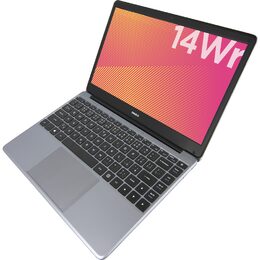 Ntb Umax VisionBook 14Wr UMM230141 Celeron N4020, 4GB, 64GB, 14.1'', Full HD, bez mechaniky, Intel UHD 600, BT, CAM, Win10 Pro  - šedý