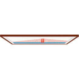 Výměnný rámeček Samsung pro Frame TV s úhlopříčkou 65" (2021), Zkosený design - cihlový VGSCFA65TRCXC