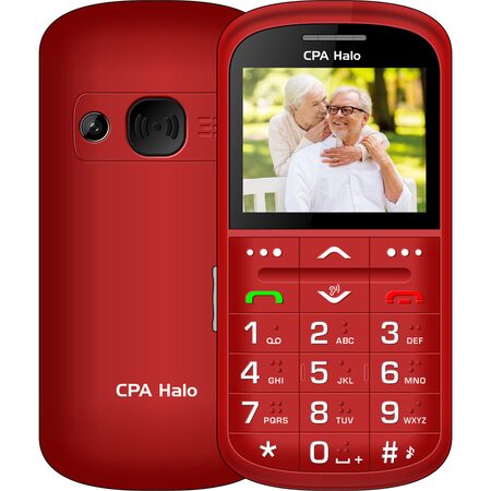 Mobilní telefon senior CPA HALO 11Pro Senior, červený