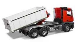 Bruder Mercedes Benz Arocs kontejner s minibagrem