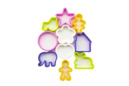Profibaby vykrajovátka na cukroví 10 ks tvary v sáčku 20x20cm
