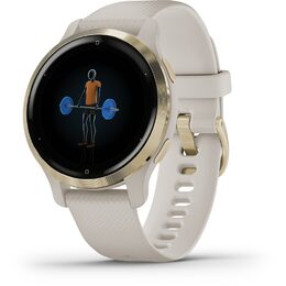 Chytré hodinky Garmin Venu 2S Light Gold/Sand Band