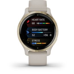Chytré hodinky Garmin Venu 2S Light Gold/Sand Band