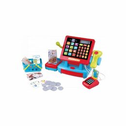 Teddies Pokladna dotyková s doplňky plast na baterie se zvukem v krabici 35x22x15cm