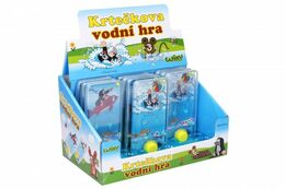 Vodní hra hlavolam 7x14cm plast Krtek 3 druhy 18ks v boxu