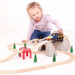 Bigjigs Rail Set vysokohorská dráha