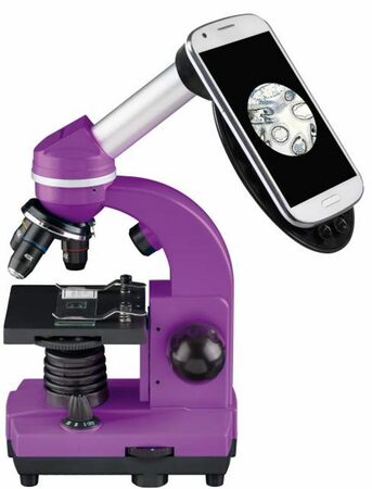 Bresser Junior Student Biolux SEL Microscope,purpl