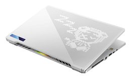 Ntb Asus ROG Zephyrus G14 (GA401QM-HZ234T AMD Ryzen 95900HS, 512GB, Full HD, bez mechaniky, nVidia GeForce RTX 3060, 6 GB, BT, FPR, W10 Home  - bílý