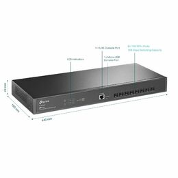 Switch TP-Link TL-SX3008F 8x 10G SFP+, Omada SDN