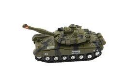 Tank plast 20cm na setrvačník na baterie se světlem se zvukem v krabici 24x16x11cm