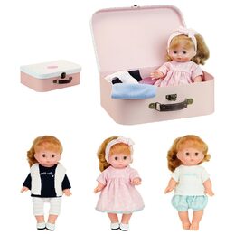 Petitcollin Panenka 28 cm v kufříku Câlinette Mathilda