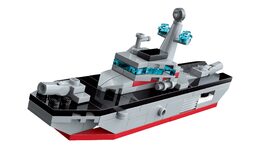 Qman Letadlová loď Liaoning 1418D sada 8v1
