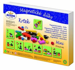 Dřevěné hračky Magnetické dílky Krtek MINI