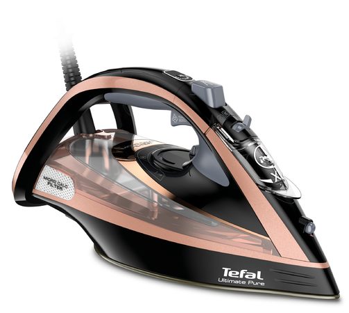 Napařovací žehlička Tefal Ultimate Pure FV9845E0 broskvová