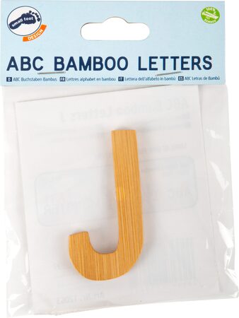 small foot Bambusové písmeno J