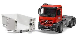 Bruder Mercedes Benz Arocs kontejner s minibagrem