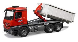 Bruder Mercedes Benz Arocs kontejner s minibagrem