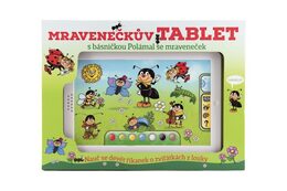 Teddies Mravenečkův tablet plast 30x20x2 cm na baterie se zvukem