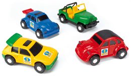 Auto Color Cars plast 20-23cm asst Wader