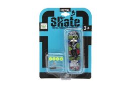 Skateboard prstový šroubovací plast 9cm s doplňky mix barev na kartě 12,5x17x3cm