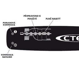 Nabíječka CTEK XS 0.8 pro motocykly 12 V, 0,8 A