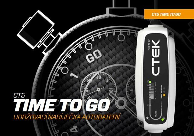 Nabíječka autobaterií CTEK CT5 Time to Go 12 V, 5 A