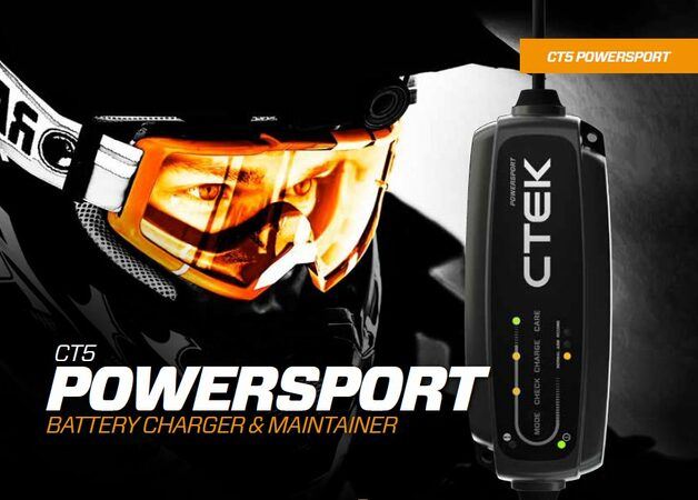 Nabíječka autobaterií CTEK CT5 Powersport 12 V, 2,3  A