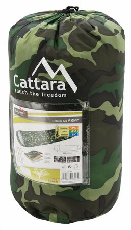 Spacák Cattara ARMY 220 x 80/65 cm dekový