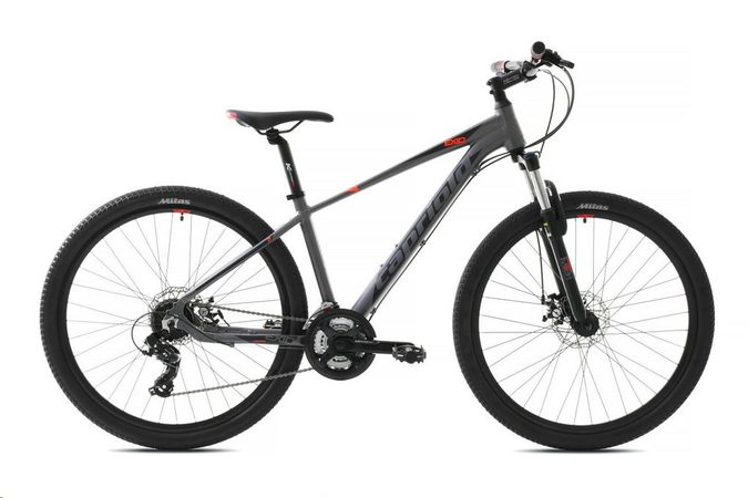 Horské jízdní kolo Capriolo EXID 27,5"/16" tmavě šedé