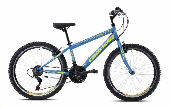 Horské jízdní kolo Capriolo RAPID 24"/13" žluto/modré