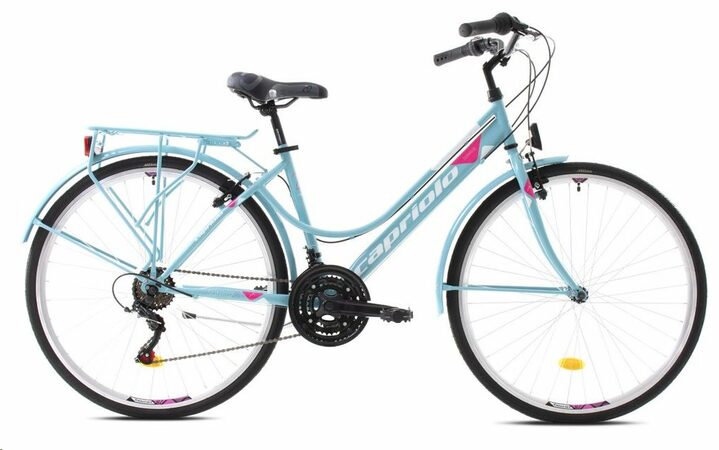 Trekové jízdní kolo Capriolo TOUR-SUNRISE Lady 28"/17" světle modré