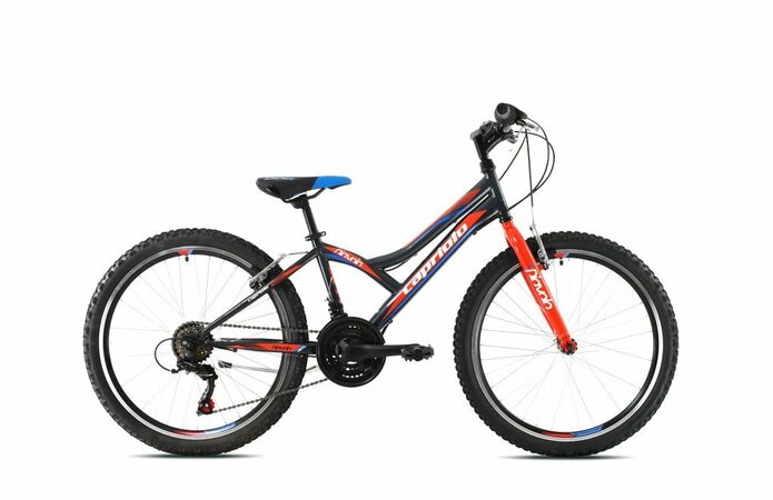 Horské jízdní kolo Capriolo DIAVOLO 400  24"/13" modro/červeno/černé - poškozený obal