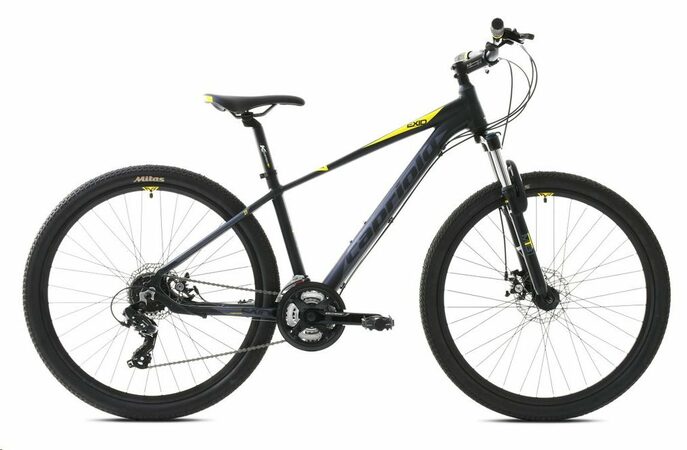 Horské jízdní kolo Capriolo EXID 27,5"/16" černo-žluté