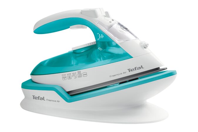 Napařovací bezšňůrová žehlička Tefal Freemove FV6520E0 tyrkysová