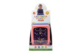 Hra kuličková cvrnkací hlavolam plast 21x24cm 3 barvy 10ks v boxu