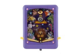 Hra kuličková cvrnkací hlavolam plast 21x24cm 3 barvy 10ks v boxu