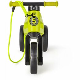 Odrážedlo FUNNY WHEELS Rider SuperSport zelené 2v1+popruh, výš. sedla 28/30cm nos 25kg 18m+ v krab.