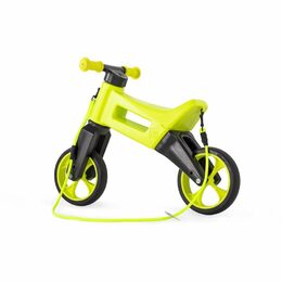 Odrážedlo FUNNY WHEELS Rider SuperSport zelené 2v1+popruh, výš. sedla 28/30cm nos 25kg 18m+ v krab.