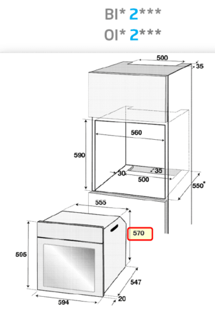 Trouba vestavná BEKO BIM 22300 X