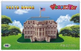 Woodcraft Dřevěné 3D puzzle Bílý dům