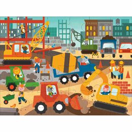Petit Collage Podlahové puzzle stavba ve městě - poškozený obal
