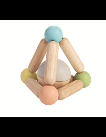 PlanToys Tvarovací chrastítko Triangle „PlanLifestyle“