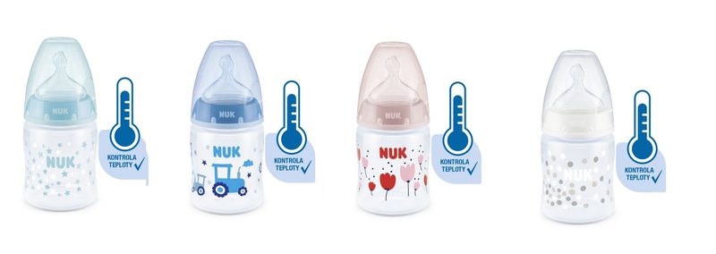 NUK FC Plus láhev s kontrolou teploty 150ml 1ks